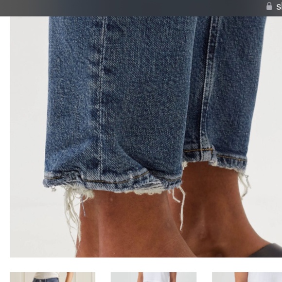 Agolde Riley Long in cypher, size 28 - Picture 3 of 7